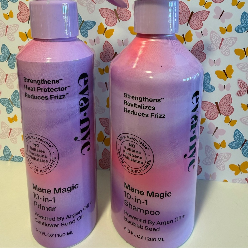 Eva NYC set /Mane Magic 10-in-1 Shampoo 8.8 OZ and 10-in-1 Primer 5.4 OZ
